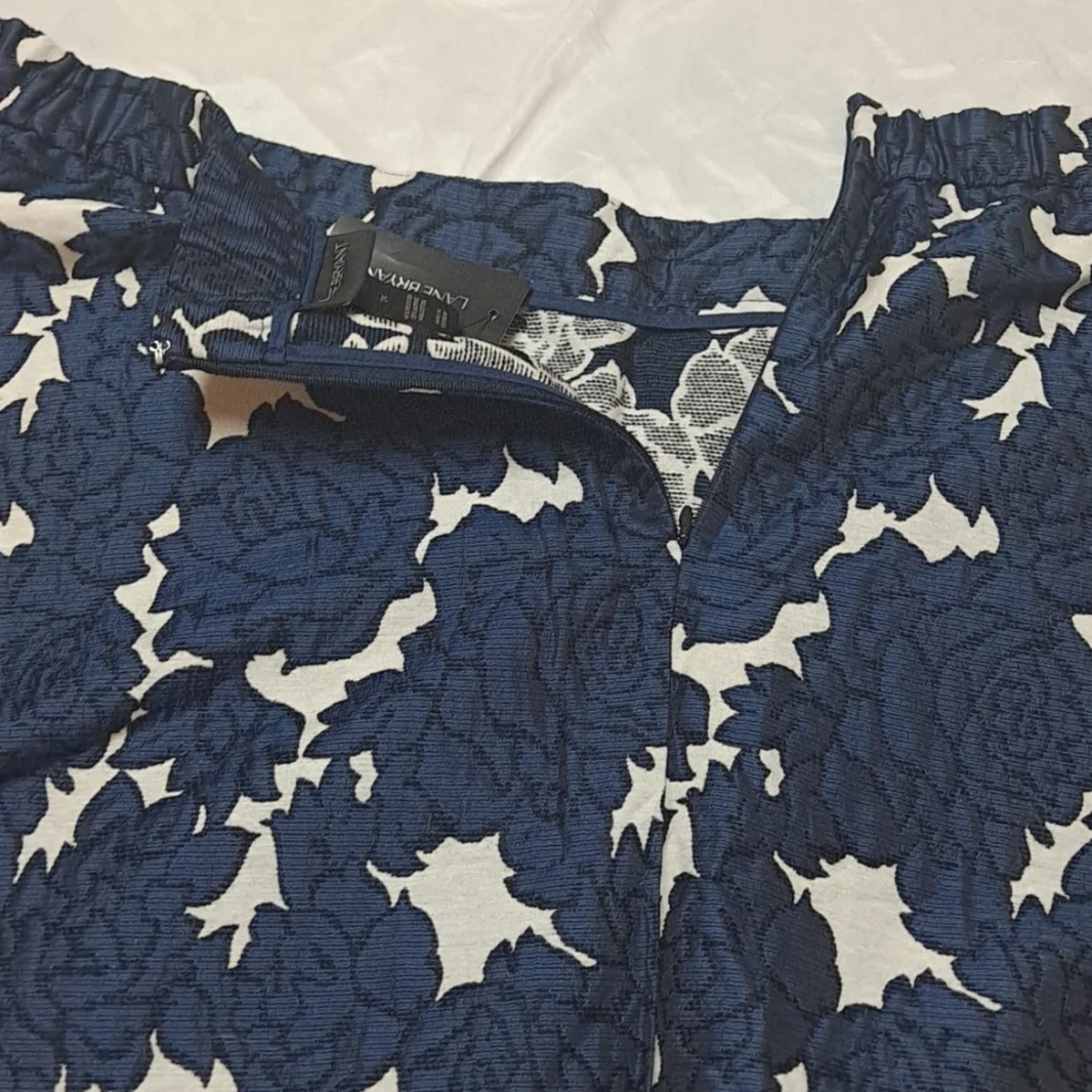 Lane Bryant Blue Rose Floral Brocade Circle Skirt NWT Size 24